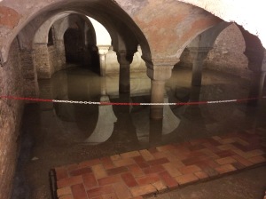 The crypt where the bones of St. Zacharias are allegedly kept