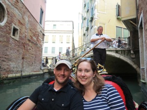 Steven and Jen with our gondolier