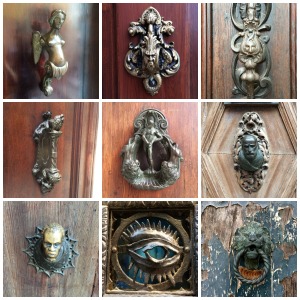 Only some of the many, many doorknob and knocker photos I took... Venice has some crazy doors.